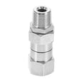 thumbnail image 1 of Adaptateur en Acier Inoxydable Tube de Compression Raccord Droit Ligne d'Eau de Réfrigérateur Tuyau de Réfrigérateur, 1 of 1