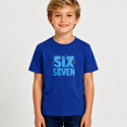 thumbnail image 2 of Boys Graphic T Shirt Six Seven Number Pixel Short Sleeve Tee Kids Celebration Theme 100% Cotton Soft Kids Tops 4-13Y, 2 of 5