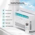 thumbnail image 3 of TOSOT 8,000 BTU Energy Star Window Air Conditioner for Bedroom, Living Room, and attics up to 350 sq. ft, 3 of 5