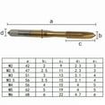 thumbnail image 2 of Lefu 7pcs set M2-M6 Machine Screw Thread Taps Tapping Tools Metric Plug Tap Drill, 2 of 9
