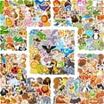 thumbnail image 2 of 200 pintadas de dibujos animados de animales, pegatinas de animales Shuxiu Wang 9024715012494, 2 of 5
