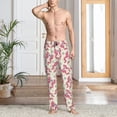thumbnail image 6 of Lsque Bow With Sugar Skull Print Men's Pajama Pants, Lounge Pant - Comfortable Home Wear,Elastic Waistband, Stylish Design-X-Large, 6 of 9