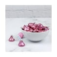 thumbnail image 4 of Pink Foil Wrapped Candy Kisses | Creamy Milk Chocolate | 1 lb Bulk Bag | Pink Party Favors, Baby Shower Candy, Valentine’s Treats, Birthday Goodies, 4 of 5