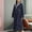 Navy, variant on Womens Soft Pajama Clearance- Thicken Silk Satin Sexy Bathrobes Plus Size Robe Sleepwear Navy Size 3XL