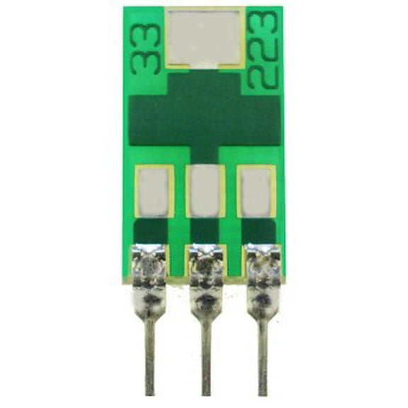 3 Pin SIP Surface Mount Integrated Circuit Adapter (0.5" x 0.3")