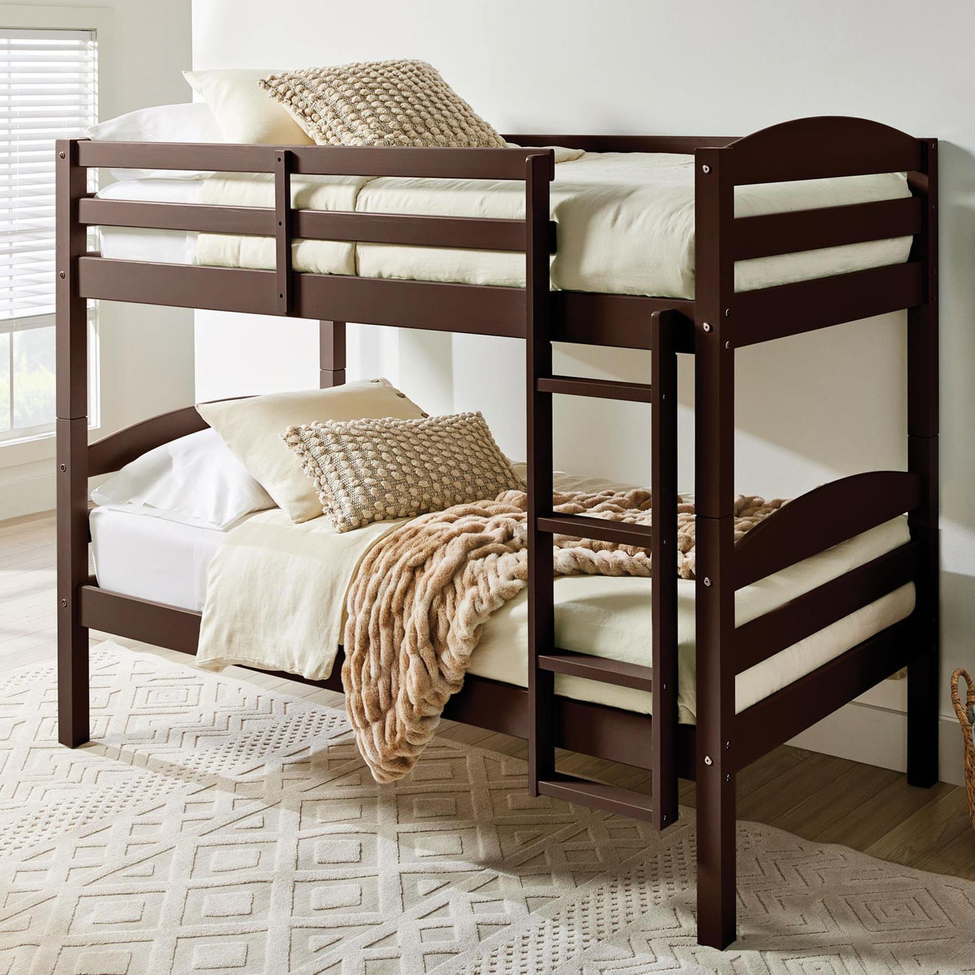 Better Homes & Gardens Leighton Twin-over-Twin Bunk Bed, Mocha photo 2