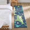 thumbnail image 3 of Yayeee Runner Rug for Bedroom 2'x6' Machine Washable Hallway Non Slip Mat, Sharks Pattern, 3 of 8