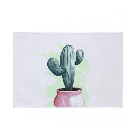 

QING SUN Tablemat Plant Waterproof And Home Oilproof Western Placemat Placemat Insulation Pads 45*30cm