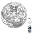 thumbnail image 5 of Lorelo Large Disco Ball, Big Hanging Mirror Ball, Lightning Ball Ornaments with Hanging Ring for DJ Club, Stage, Bar, Wedding, Events, Dance Party Decor, 5 of 8