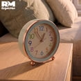 thumbnail image 4 of Reloj Despertador Analógico Diseño Moderno Números Colores azul, 4 of 5