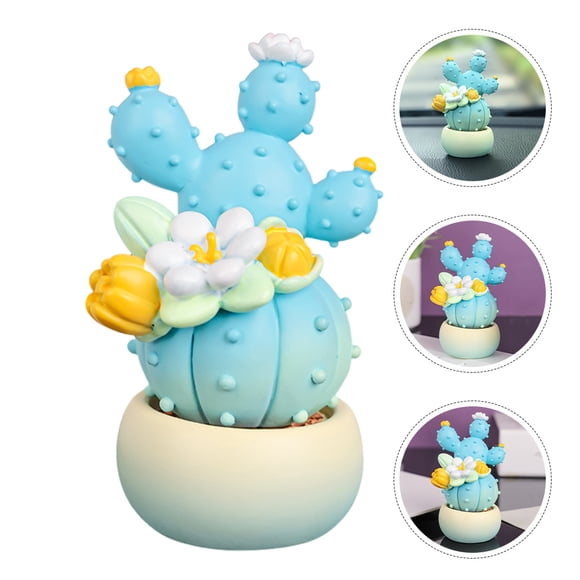 YSNOOWE De Cactus Compacto Multicolor Para , Escritorio Y Vehículo