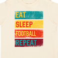 thumbnail image 4 of Inktastic Football Sports Eat Sleep Football Repeat Boys or Girls Toddler T-Shirt, 4 of 5