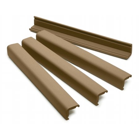 Prince Lionheart Jumbo Edge Guard, 6 ft, Impact Absorbing Foam, Chocolate, 4 Piece