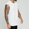 thumbnail image 4 of HCNTES Men's Summer Tank Tops Hawaiian Crewneck Sleeveless Tank Tops Casual Beach Tank Shirts Tank tops (M,White), 4 of 5