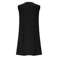 thumbnail image 5 of gakvbuo Summer Tank Dresses For Women 2025 Club Party Tunic Mini Dresses Sleeveless Lace Crew Neck A Line Short Dresses Vacation Beach Sundress, 5 of 7