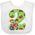 thumbnail image 3 of Inktastic Tractor Boy 2nd Birthday Boys Baby Bib, 3 of 4