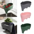 thumbnail image 3 of Boreal Craft Home Kitchen Punch Filter Vegetable Washing Multifunctional Fruit And Vegetable Elephant Draining Drying Rack over The 30 Drainboard Mats Dish Holder Rack for Roll up Rack for Rv, 3 of 3