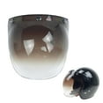 thumbnail image 3 of jinwen Face Ouverte Rétro Gradient 3-Snap Lunettes à Bulles Visière 5 5, 3 of 9