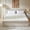 King, variant on Sherpa Faux Wool Mattress Topper, Thick Warm Skin-Friendly Super Soft Foldable Tatami Mat for Floor Bed