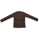 thumbnail image 3 of MHFRRA Una Camiseta Informal y Cálida con Una Capa Base de Terciopelo Alemán de Manga Larga y Cuello Semialto Estilo Maillard. Café, 3 of 3