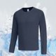 thumbnail image 1 of pstuiky mangas largas para hombre, Camisa deportiva de manga larga raglán con cuello redondo, transpirable y elástica, de color liso, para hombre Tops casuales para hombres xxxl, 1 of 9