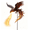 Phoenix Fire Garden Stake Light#3, variant on Solar Powered Santa & Golden Reindeer Sleigh Garden Stake Light, LED Illuminated Christmas Ornament for Lawn Backyard Porch Festive Night Display