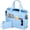 BLUE STRIPE, variant on Tirrinia 35L Waterproof Beach Bag with Zipper, Wet/Dry & Small Pouch