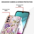 thumbnail image 3 of Allytech for Moto G30 Case with Ring Holder Stand, Slim Shell Floral Series Bumper Anti-Scratch Shockproof Lightweight Phone Case Cover for Motorola Moto G30, Rose, 3 of 4