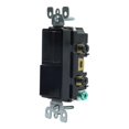 thumbnail image 2 of Interruptor Doble Leviton Decora Negro 15A 120/277V, 2 of 3