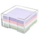 thumbnail image 1 of Soporte para notas adhesivas acrílicas con 4 almohadillas, organizador de escritorio, almohadillas adhesivas antideslizantes, soporte para bloc de, 1 of 8