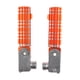 thumbnail image 1 of 2 estriberas traseras para motocicleta, plegables, de aluminio. Naranja, 1 of 9