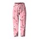 thumbnail image 3 of Pantalones de Mujer Traje Verano Cómodo de Moda Impreso Pantalones Recortados, Pantalones Elásticos Casuales, 3 of 5