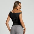 thumbnail image 5 of SUNBS Womens Off The Shoulder Tops Summer Shirts Going Out Crop Tank Top Y2K T Corset Tube Cute Fashion Outfits, 5 of 7