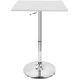 thumbnail image 2 of Bronte Living Bar Table Square Top with Adjustable Height and Swivel Design - Series Costa, 2 of 5