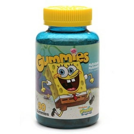 Nickelodeon Bob l'éponge multivitamines MultiMineral gélifiés 90 Chaque