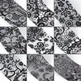 thumbnail image 5 of NEWSPIED 10 Rolls Black Lace Nail Foil Transfer Stickers Retro Lace Flower Nail Foils Nail Art Supplies Holographic Nail Foil Decals Designs Nail Transfer Foil for Women Acrylic Nails Decoration, 5 of 7