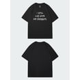 thumbnail image 5 of Whichone Men's Cotton Blend Letter Print Casual Streetwear T-shirt Tops With Short Sleeve Sizes M-3XL, 5 of 8