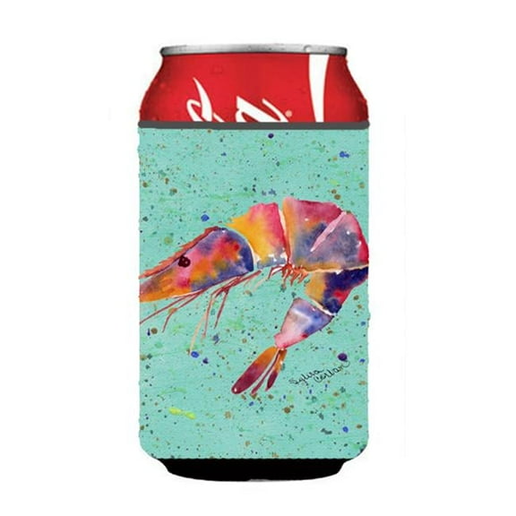 Shrmip On Teal Can Or Bottle Hugger