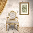 thumbnail image 3 of Vess, June Erica 17x24 Gold Ornate Wood Framed with Double Matting Museum Art Print Titled - Sage Panel Motif II, 3 of 4