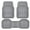 All Gray, variant on CAR GRAND Heavy duty rubble car floor mats full set deep dish trunk mat water proof anti slip all weather truck mats universal fit trim-to-fit trimmable all black