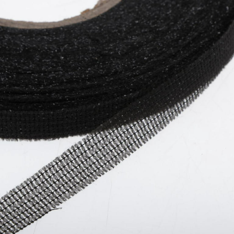 54 Yards Adhesive Hemming Tape Iron On Sewing Fabric Fusing Tape 1cm Black  