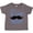 Charcoal Grey, variant on I'm the Little Mister with Mustache Boys Toddler T-Shirt