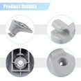 thumbnail image 6 of Unique Bargains 2pcs Sun Visor Support Clip Retainer 1GW25DX9AA for Dodge Avenger 11-14 for Chrysler 200 11-14 Gray, 6 of 7