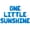 Blue, variant on Letter Balloons - ONE LITTLE SUNSHINE 16" Inch Alphabet Letters Foil Mylar Balloon 1st Birthday Party Banner (Gold)