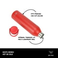 thumbnail image 2 of Built 24oz Cascade Standard Mouth with Twist Lid with Handle Red, 2 of 6