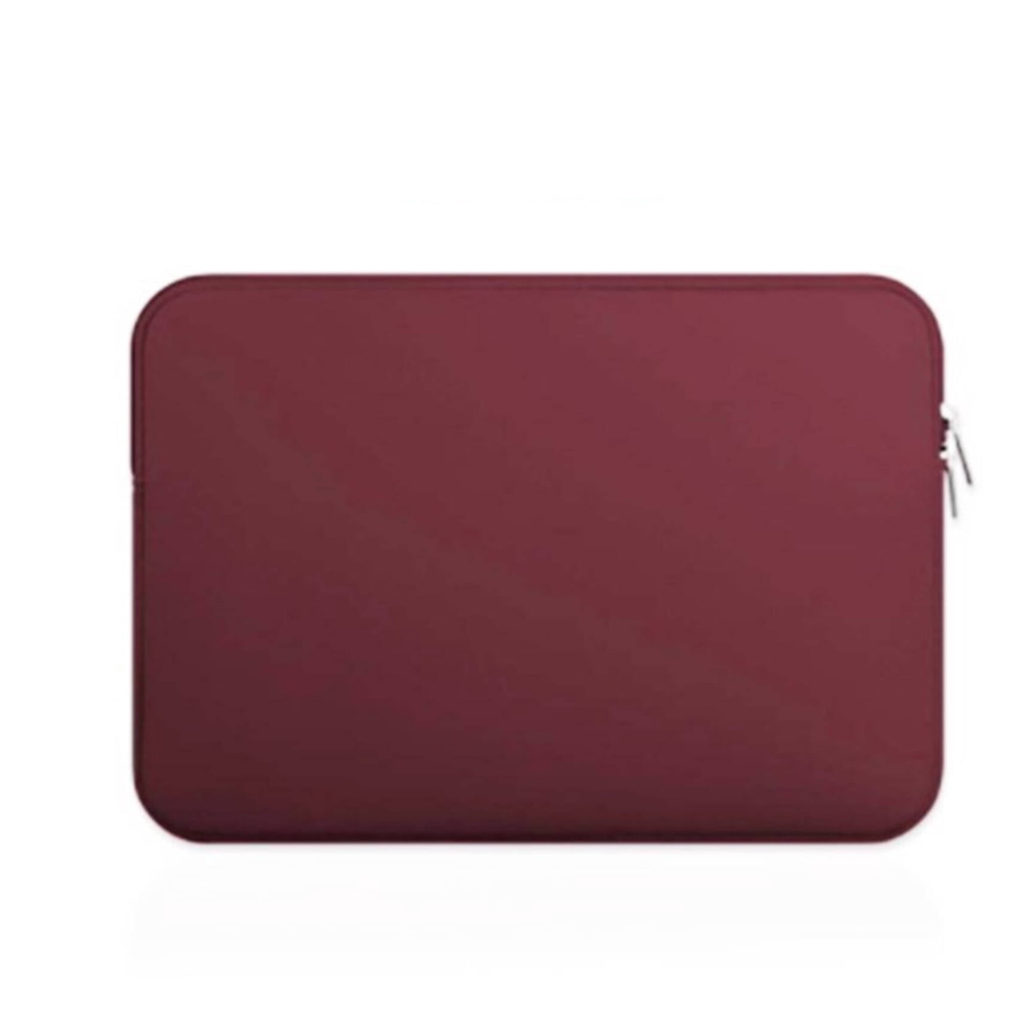GJX 2026 New Laptop Sleeve 15.6 Inch,Durable & Protective Foam Padding Laptop Sleeve,Wine Red for Work, Travel, School, Business Trips, Daily Use, Laptop Protection, Commuting.