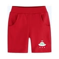 thumbnail image 5 of Kkkded Kids Toddler Boys Shorts Pants Baby Summer Cotton Shorts Athletic Fashion Elastic Waist Five-Quarter Pant Casual Pants with Pockets for 1-9Years, 5 of 7