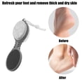 thumbnail image 3 of Unique Bargains Multi Purpose 4 in 1 Foot File with Foot Scrubber Removes Dead Skin Pedicure 1 Pc Gray, 3 of 7