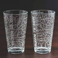 thumbnail image 4 of Pittsburgh Beer Glasses Drinkware Set - Etched with Pittsburgh, PA Map (Set of 2) - 16 oz, 4 of 8