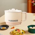 thumbnail image 4 of CNKOO Portable Mini Rice Cooker & Hot Pot - 1.2L Multifunctional Electric Ramen Pot  Cooking  Steaming  Stir-Frying  Soup & Porridge - Non-Stick  Fast Heating  Auto Shut-Off, 4 of 7